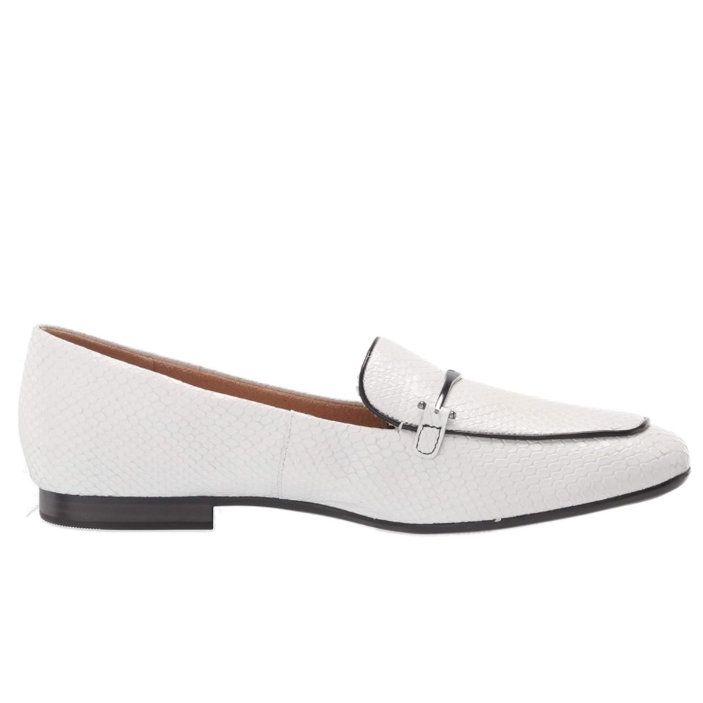 Naturalizer Womens EMILINE Leather Loafers White Snake - Picture 5 of 15